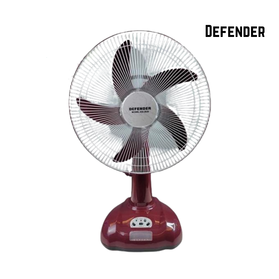 Defender Ac Dc Rechargable Fan 2926H 16 inch