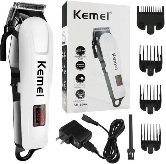 Kemei 809 a মডেল ac/dc পেশাদার চুলের ক্লিপার এবং চুলের ট্রিমার (হেভি ডিউটি)