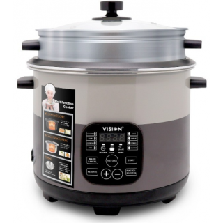 VISION 1100W MC-3.0 Liter Stainless Still Smart  Thermal Safety Fuse- Double Pot