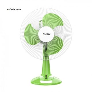 NOHA 12 Inch 5W 12V Solar DC Table Fan
