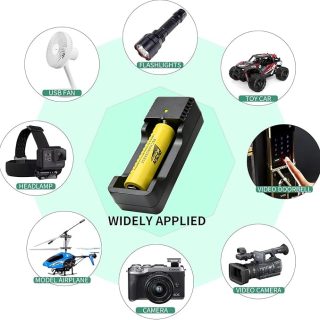 3.7V Li-ion Battery Charger Single-Slot Rechargeable Lithium ion Battery Charge