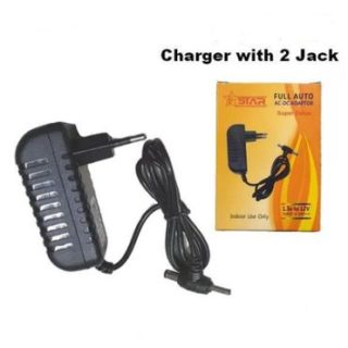 1.5V to 12V Power Adapter Charger With 2 Jack