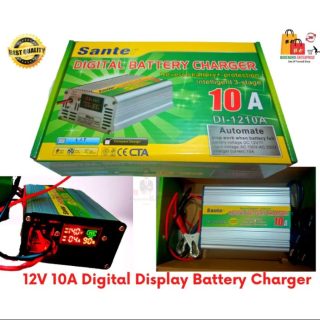 Digital 12V 10A Auto Battery Charger