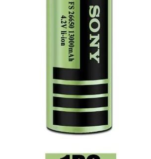 26650 Lithium Rechargeable Battery 13000mAh 3.7 to 4.2v